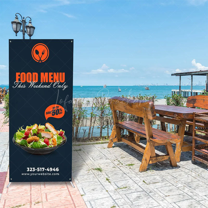 Lofaris Custom Logo Adjustable X Banner Stand For Exhibition