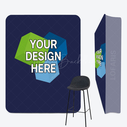 Lofaris Custom Logo Wall Box Fabric Display Backdrop