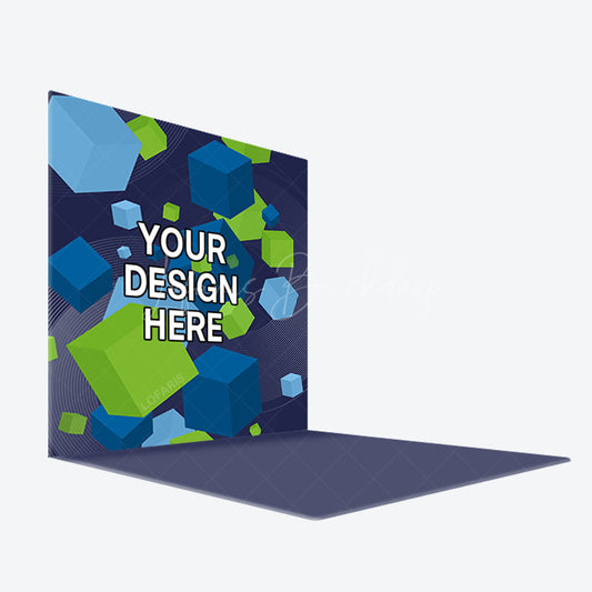 Lofaris Custom Photo L-shape Enclosure Backdrop Display for Event