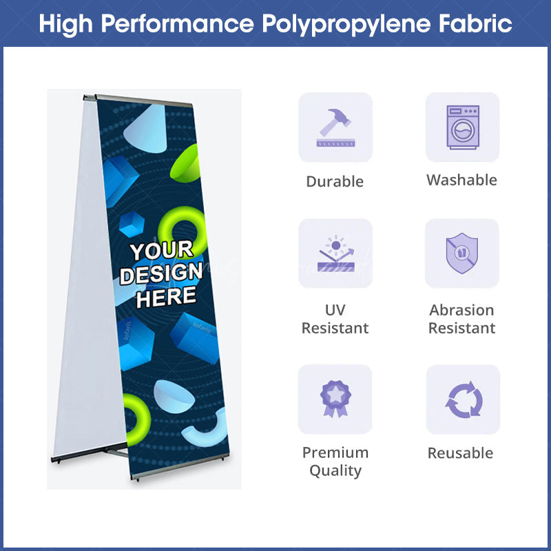 Lofaris Custom Printing Double Sided Lt Banner Stands For Event
