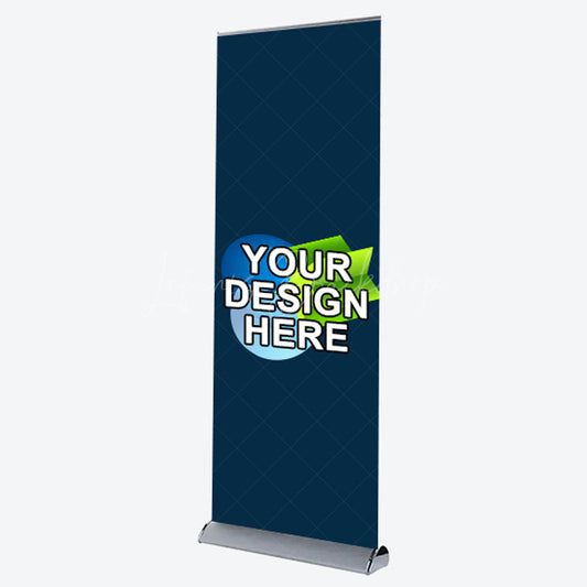 Lofaris Custom Printing Logo Wide Base Roll Up Banner Stand