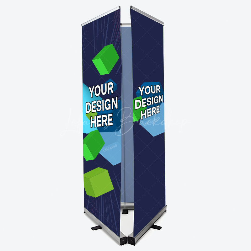 Lofaris Custom Printing Trade Shower Triple Banner Display