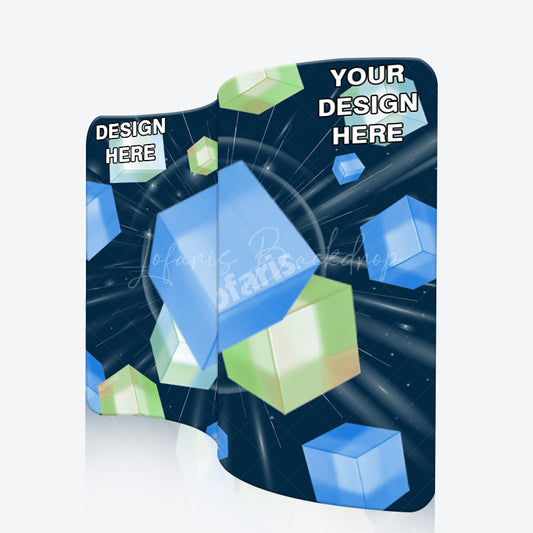 Lofaris Custom S Shaped Stretch Wall Tension Backdrop