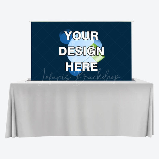 Lofaris Custom Silverstep Tabletop 60in Retractable Banner Stand