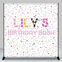 Lofaris Custom Sprinkles Birthday Backdrop Sweet Candy Confetti Photography Background