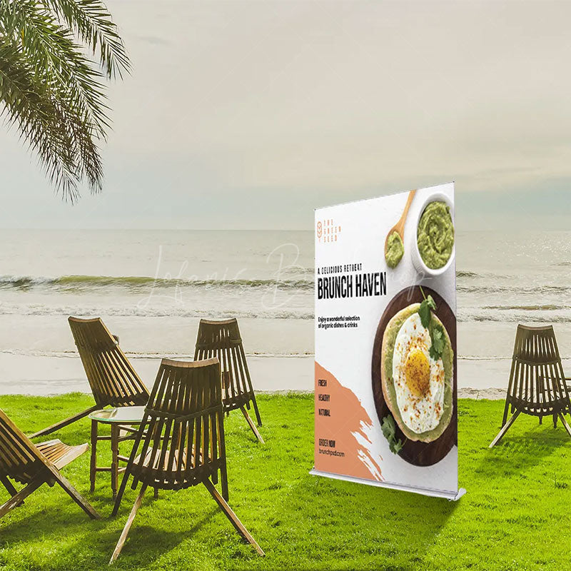 Lofaris Custom Trade Show Silverstep 60in Retractable Banner Stand