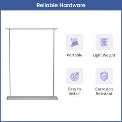 Lofaris Custom Trade Show Silverstep 60in Retractable Banner Stand