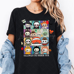 Lofaris Cute Cartoon Halloween Theme Tshirts