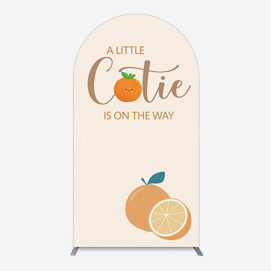Lofaris Cutie On The Way Baby Shower Party Arch Backdrop