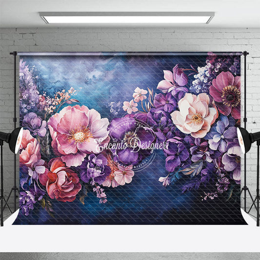 Lofaris Dark Color Flowers Fine Art Photography Backdrop