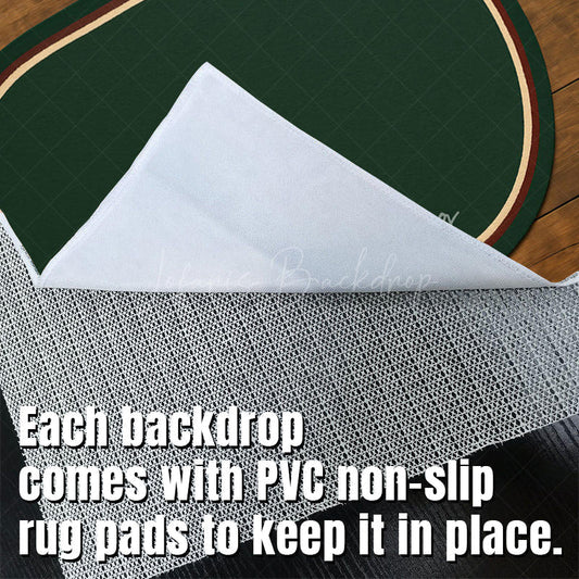 Lofaris Dark Green Carpet Fabric Floor Backdrop For Photo