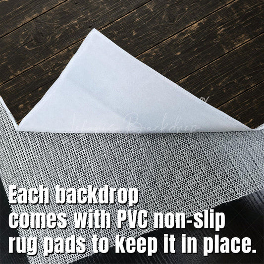 Lofaris Dark Wood Black Retro Fabric Floor Backdrop For Photo