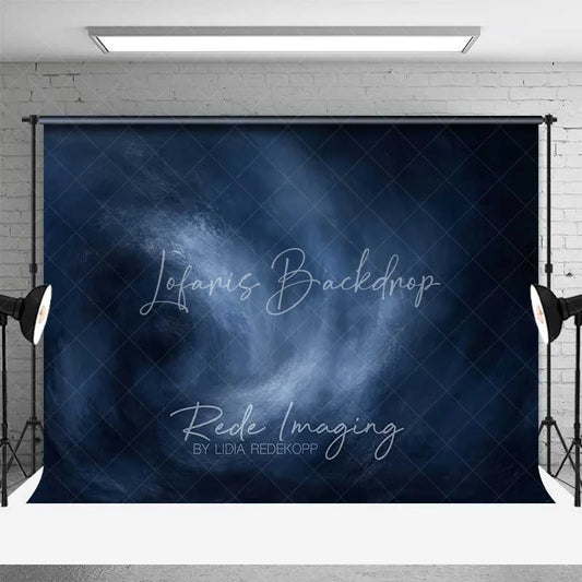 Lofaris Deep Blue Swirling Ocean Vortex Backdrop Abstract Galaxy Texture Photography Background Modern Decor