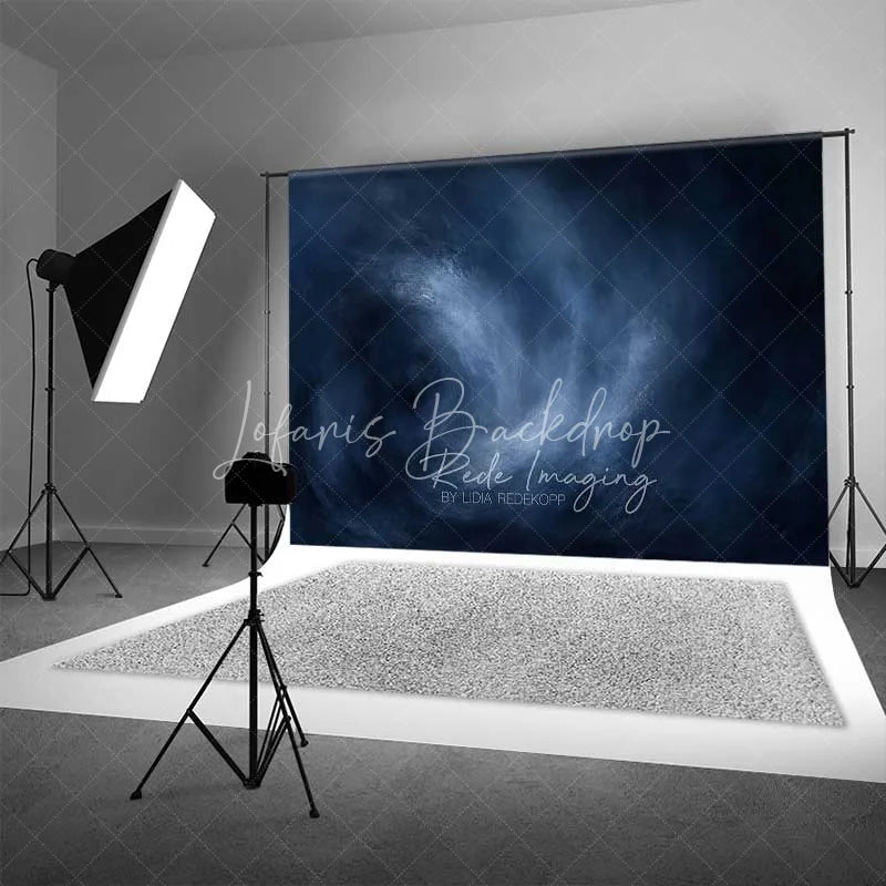 Lofaris Deep Blue Swirling Ocean Vortex Backdrop Abstract Galaxy Texture Photography Background Modern Decor