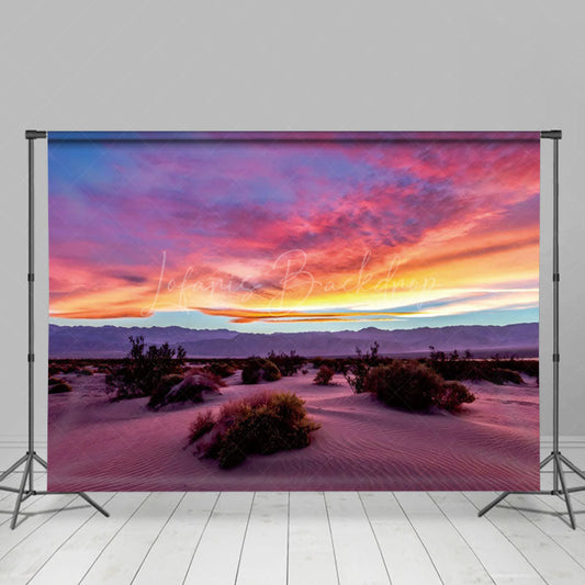 Lofaris Desert Gobi Beautiful Sunset Photography Backdrop