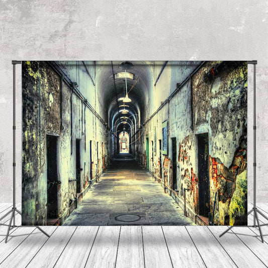 Lofaris Dilapidated Wall Arch Corridor Architecture Backdrop