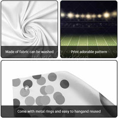 Lofaris Dim Light Football Field Grass Garage Door Banner