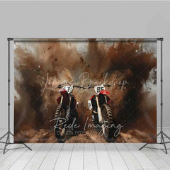 Lofaris Dirt Bike Motocross Racing Photography Backdrop Mud Splash Off Road Motorcycle Art Background