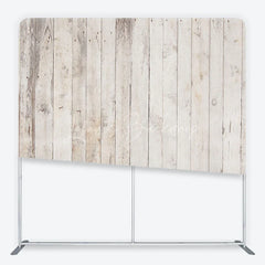 Lofaris Distressed Whitewashed Wood Plank Square Double-Sided Backdrop Rustic Farmhouse Style Photography Background