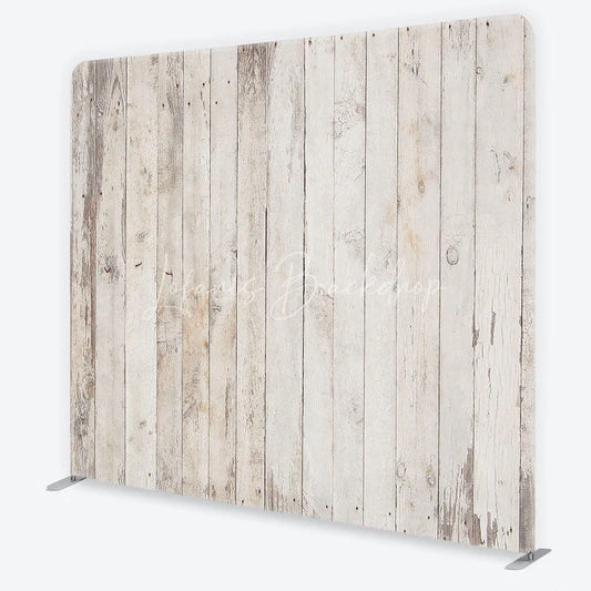 Lofaris Distressed Whitewashed Wood Plank Square Double-Sided Backdrop Rustic Farmhouse Style Photography Background