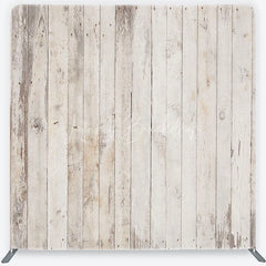Lofaris Distressed Whitewashed Wood Plank Square Double-Sided Backdrop Rustic Farmhouse Style Photography Background