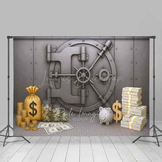 Lofaris Dollar Vault Rich Photography Cake Smash Backdrop