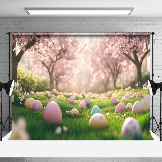 Lofaris Dreamy Full Of Easter Eggs Sweet Wonderland Backdrop