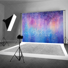 Lofaris Dreamy Purple Pink Blue Abstract Watercolor Photography Backdrop Colorful Splatter Art for Studio Portrait