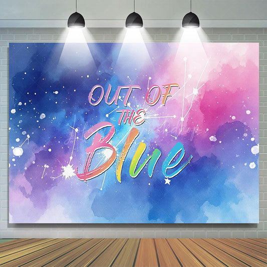 Lofaris Dreamy Starry Sky Graffiti Out Of The Blue Backdrop