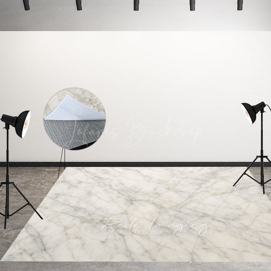 Lofaris Elegant Abstract Marble Photo Fabric Floor Backdrop