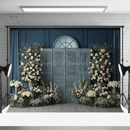 Lofaris Elegant Floral Sweet And Lovely Wedding Backdrop