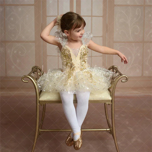 Lofaris Elegant French Doors with Sparkles Sweep Backdrop Winter Palace Ballroom Christmas or Wedding Photo Floor