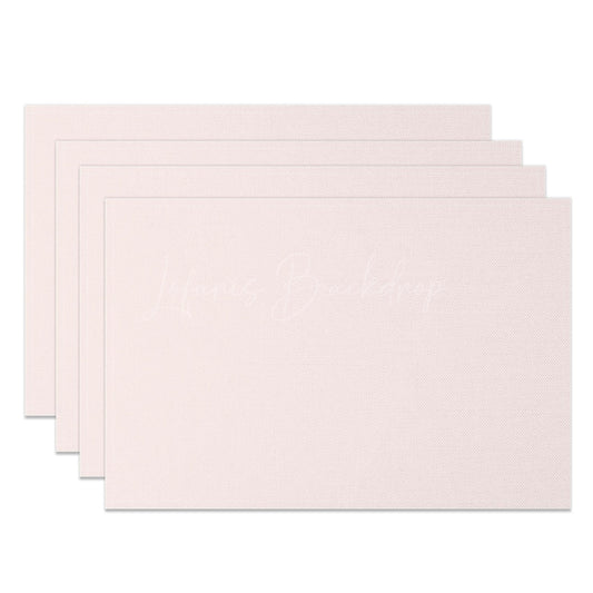 Lofaris Elegant Light Pink Solid Color Set Of 4 Placemats