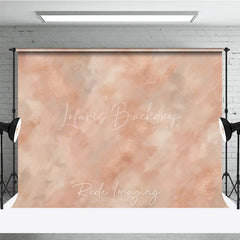 Lofaris Elegant Rose Gold Abstract Brushstroke Photography Backdrop Artistic Textured Studio Portrait Background