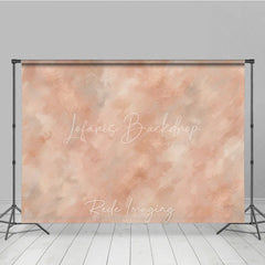 Lofaris Elegant Rose Gold Abstract Brushstroke Photography Backdrop Artistic Textured Studio Portrait Background
