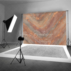 Lofaris Elegant Rose Gold Marble Photography Backdrop Abstract Texture for Professional Portrait Sessions