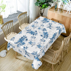 Lofaris Elegant Spring Tablecloth with Floral Patterns for Wedding Bridal Shower or Formal Garden Party