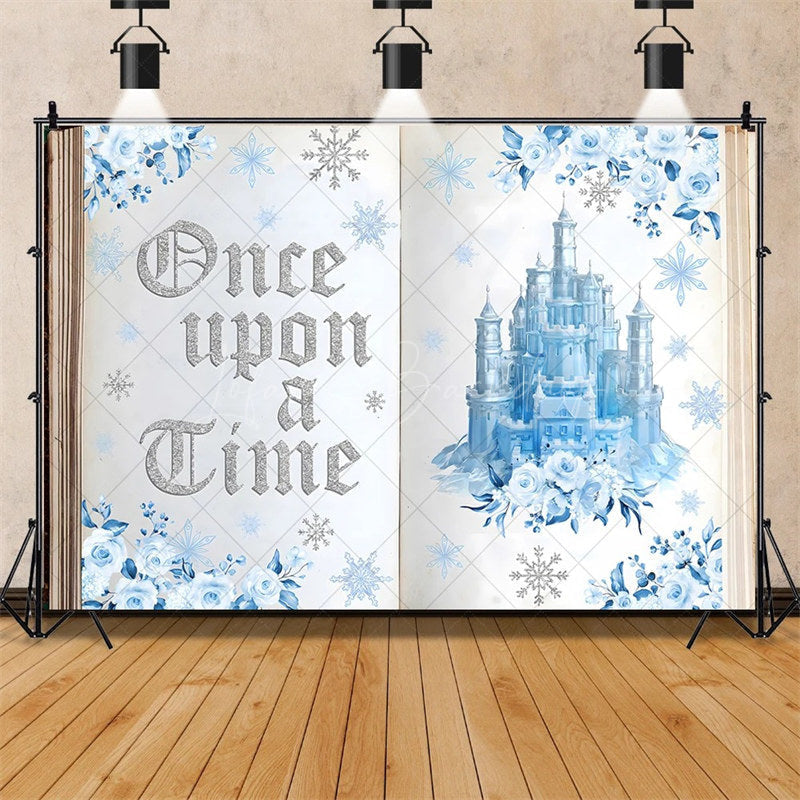 Lofaris Enchanted Fairy Tale Once Upon a Time Backdrop Castle Princess Birthday Party Decor Whimsical Photo Background for Girls Celebration