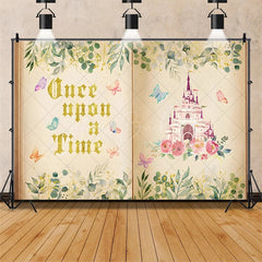 Lofaris Enchanted Fairy Tale Once Upon a Time Backdrop Castle Princess Birthday Party Decor Whimsical Photo Background for Girls Celebration