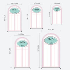 Lofaris Fairy Pink Window 2bd Birthday Party Arch Backdrop