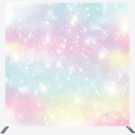 Lofaris Fairy Rainbow Sparkle Party Pillow Cover Backdrop