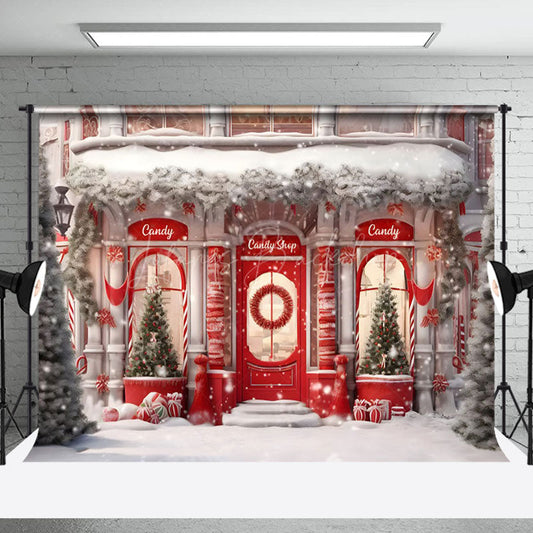 Lofaris Festive Holiday Season Winter Wonderland Backdrop