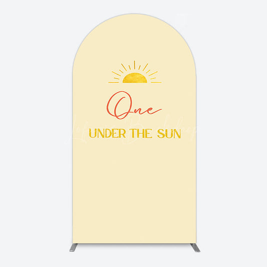 Lofaris First Trip Around Sun Happy Birthday Arch Backdrop