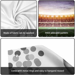 Lofaris Floodlit Football Goals Field Garage Door Banner