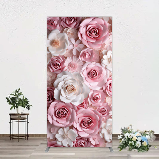 Lofaris Floral 3D Effect Pattern Photography Rectangle Backdrop