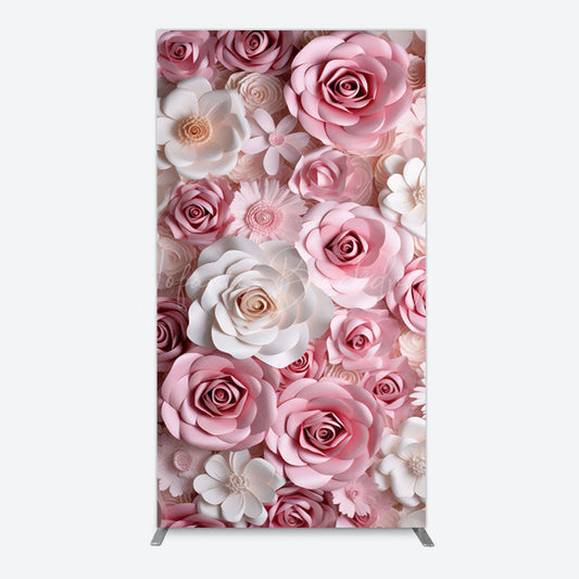 Lofaris Floral 3D Effect Pattern Photography Rectangle Backdrop