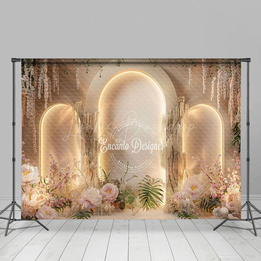 Lofaris Floral Archway Entrance Mark Photography Backdrop