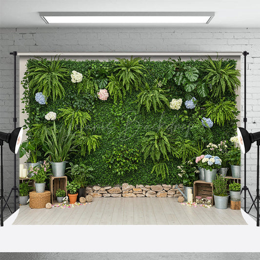 Lofaris Floral Boho Plants Board Sweet Wedding Backdrop