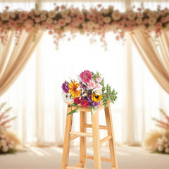 Lofaris Floral Boho Theme Statement Sweet Wedding Backdrop