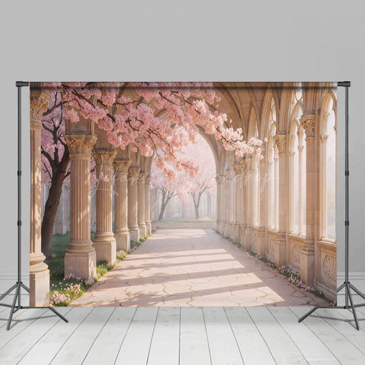 Lofaris Floral European Style Corridor Photography Backdrop